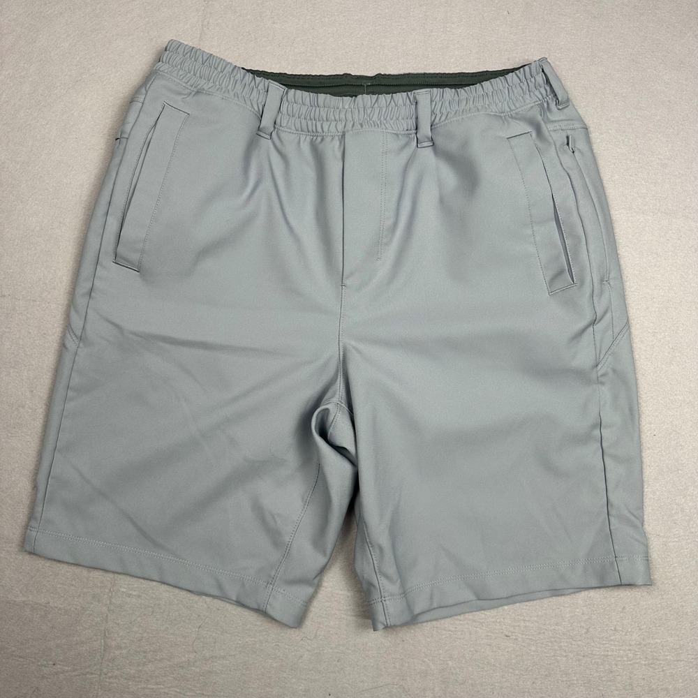 Birddogs Men Gray Gym Shorts Built-in Liner Size M 9 Inch Inseam Pockets